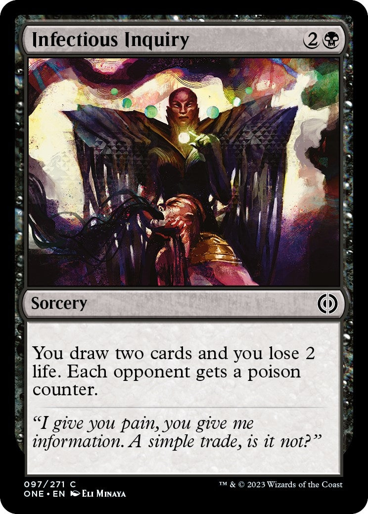 Image for Infectious Inquiry (Phyrexia: All Will Be One) (97) - Magic: The Gathering