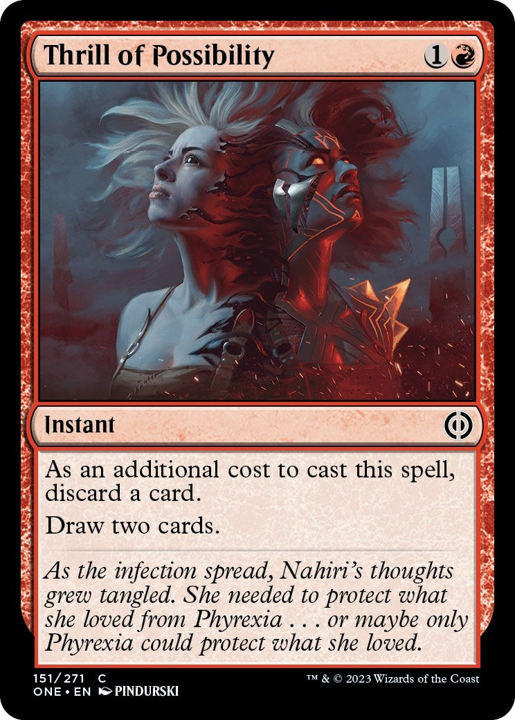 Image for Thrill of Possibility (Phyrexia: All Will Be One) (151) - Magic: The Gathering