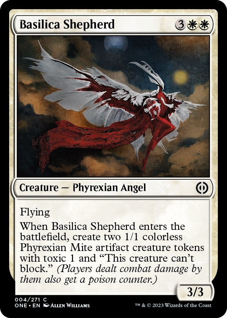 Image for Basilica Shepherd (Phyrexia: All Will Be One) (4) - Magic: The Gathering