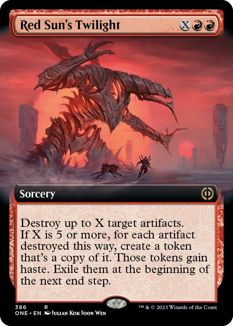 Image for Red Sun's Twilight (Extended Art) (Phyrexia: All Will Be One) (386) - Magic: The Gathering