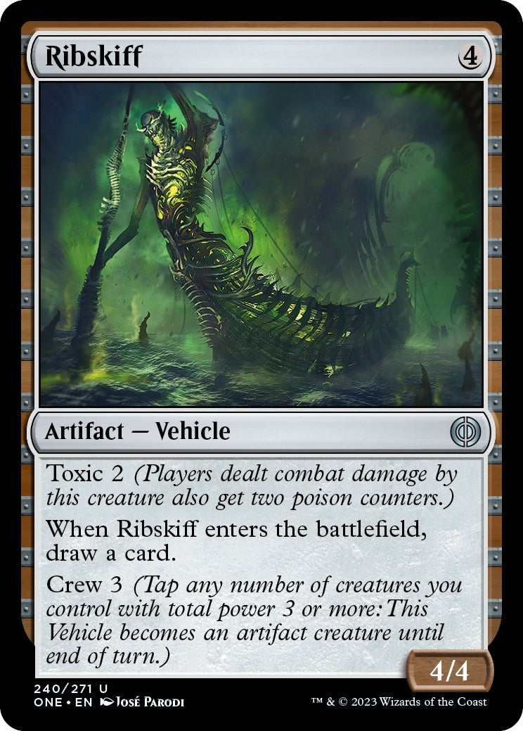 Image for Ribskiff (Phyrexia: All Will Be One) (240) - Magic: The Gathering