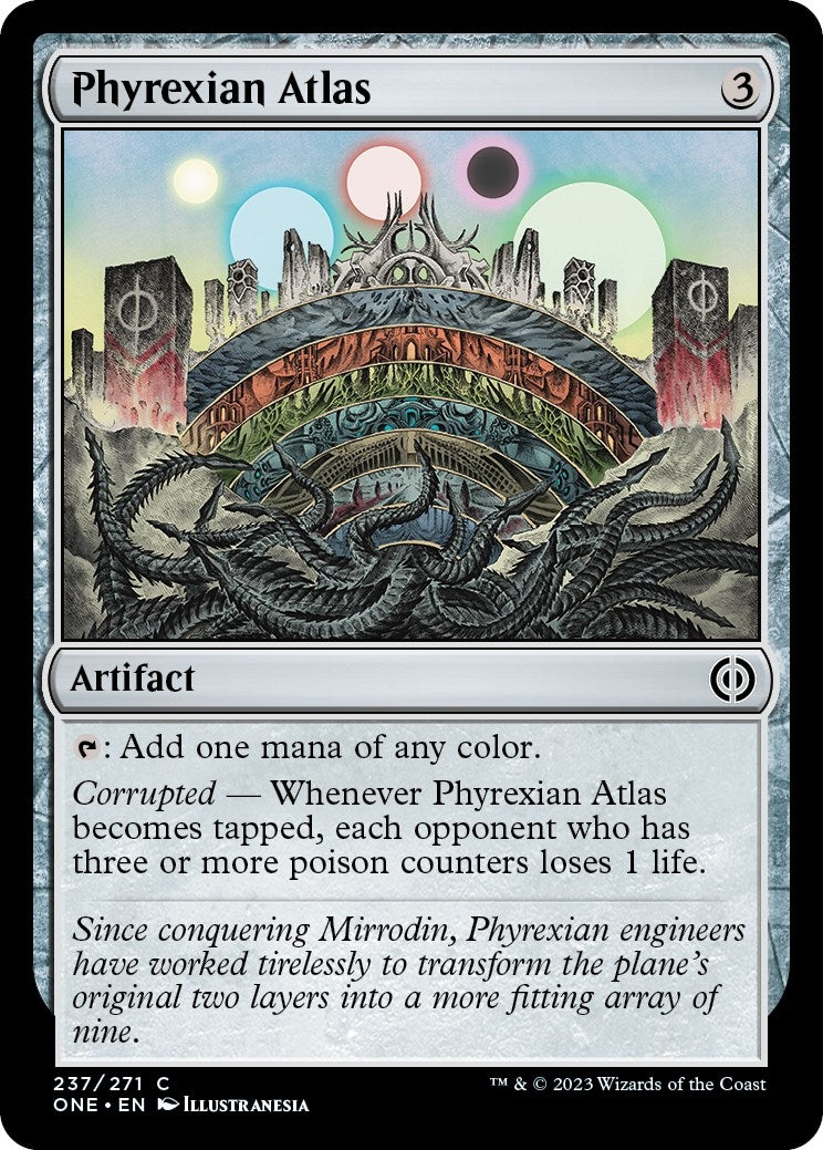 Image for Phyrexian Atlas (Phyrexia: All Will Be One) (237) - Magic: The Gathering