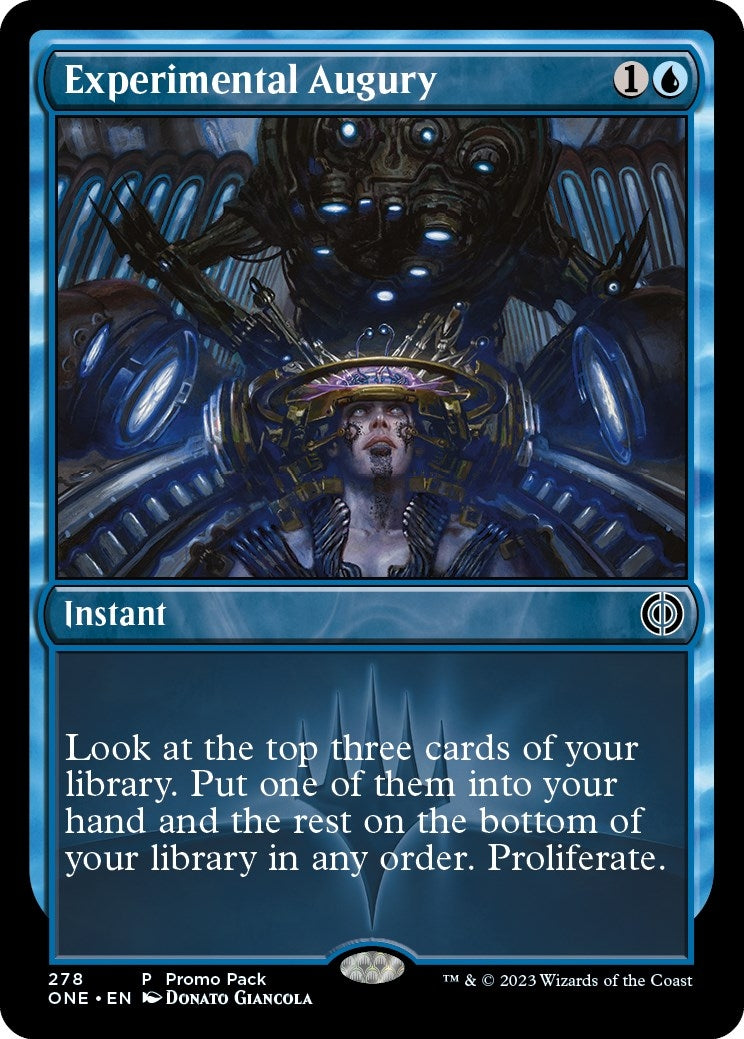 Image for Experimental Augury (Promo Pack: Phyrexia: All Will Be One) (278) - Magic: The Gathering