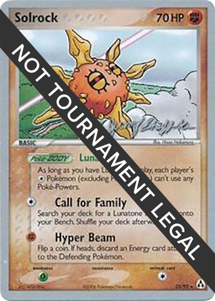 Image for Solrock (25) - 2007 (Jeremy Scharff-Kim) (World Championship Decks) (25/92) - Pokemon