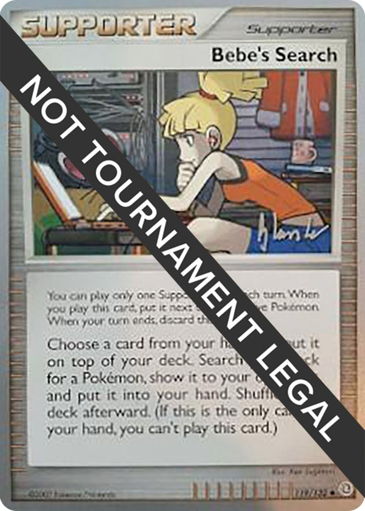 Image for Bebe's Search - 2008 (Dylan Lefavour) (World Championship Decks) (119/132) - Pokemon
