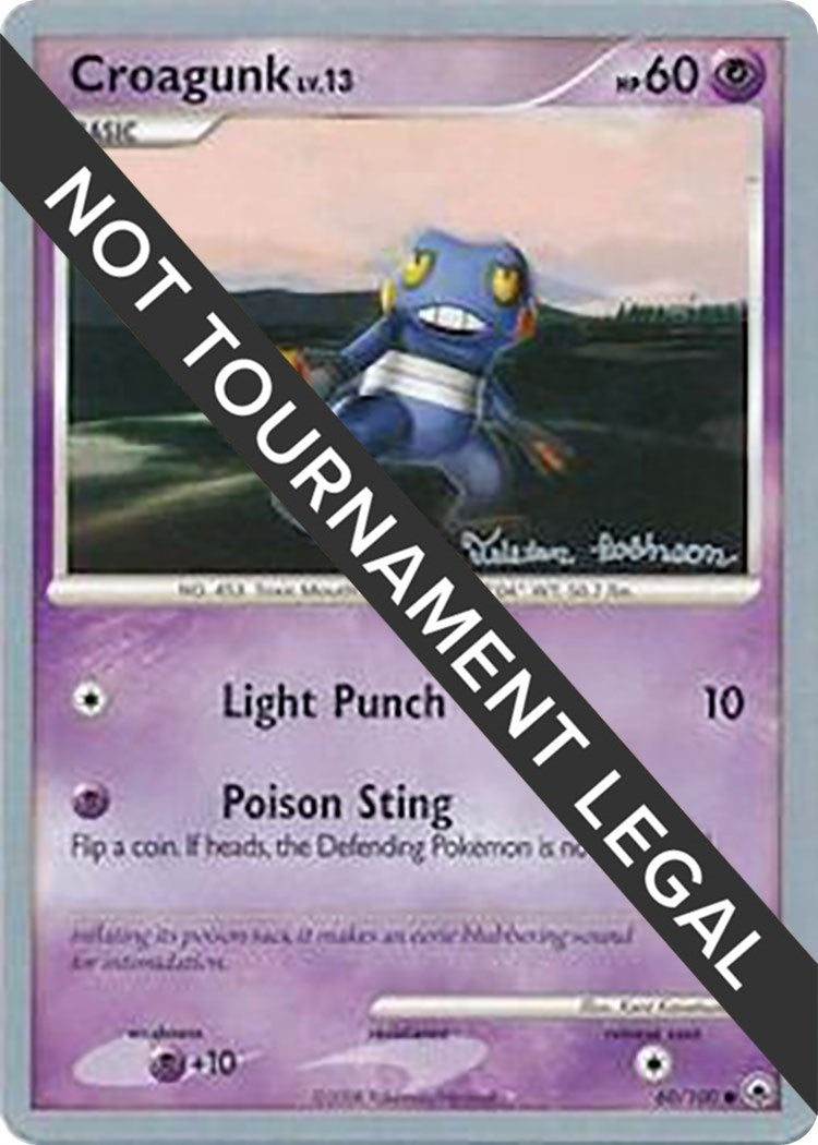 Image for Croagunk - 2008 (Tristan Robinson) (World Championship Decks) (60/100) - Pokemon