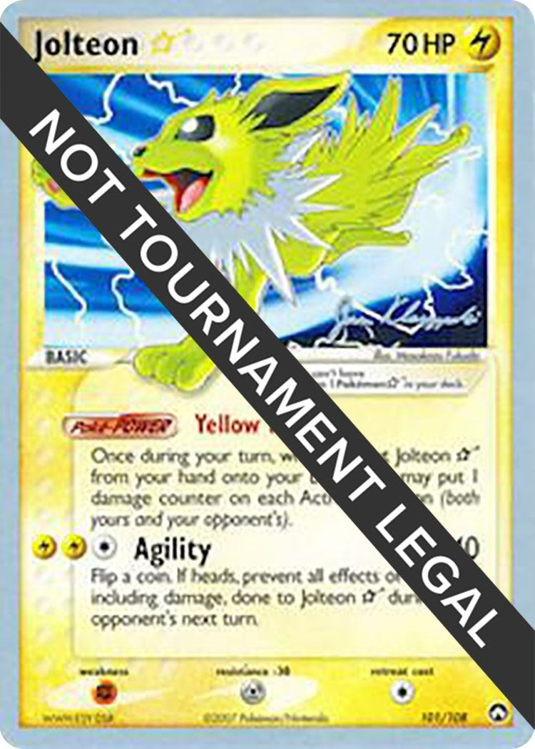Image for Jolteon Star - 2008 (Jason Klaczynski) (World Championship Decks) (101/108) - Pokemon