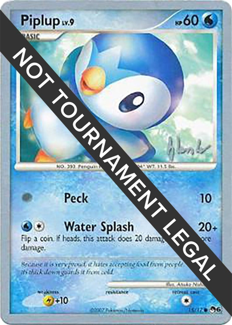 Image for Piplup (15) - 2008 (Dylan Lefavour) (World Championship Decks) (15/17) - Pokemon