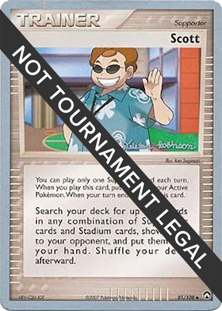 Image for Scott - 2008 (Tristan Robinson) (World Championship Decks) (81/108) - Pokemon