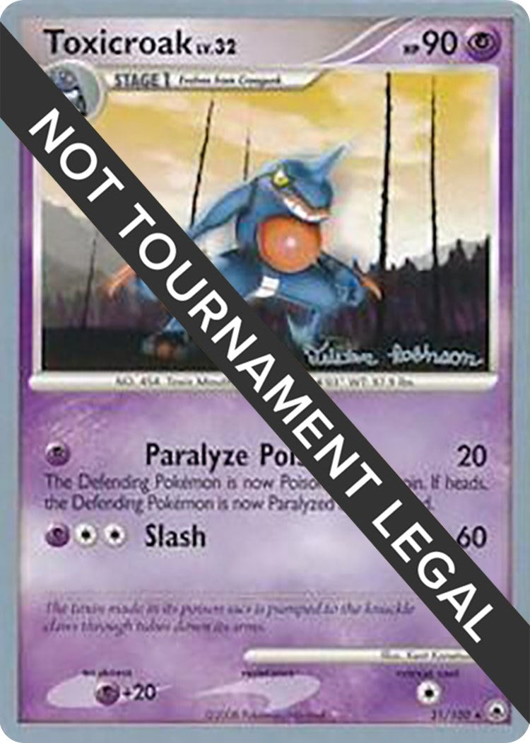 Image for Toxicroak - 2008 (Tristan Robinson) (World Championship Decks) (31/100) - Pokemon
