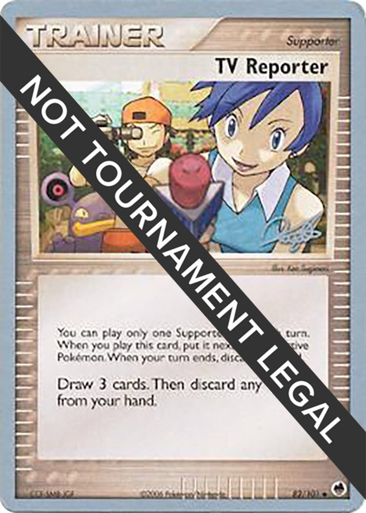 Image for TV Reporter - 2008 (Paul Atanassov) (World Championship Decks) (82/101) - Pokemon
