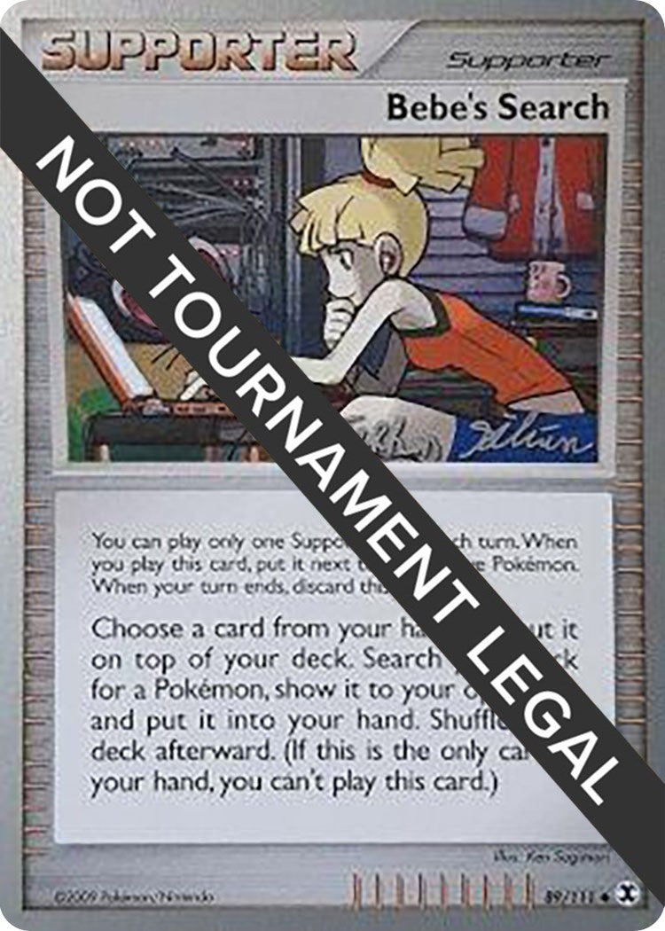 Image for Bebe's Search - 2009 (Stephen Silvestro) (World Championship Decks) (89/111) - Pokemon