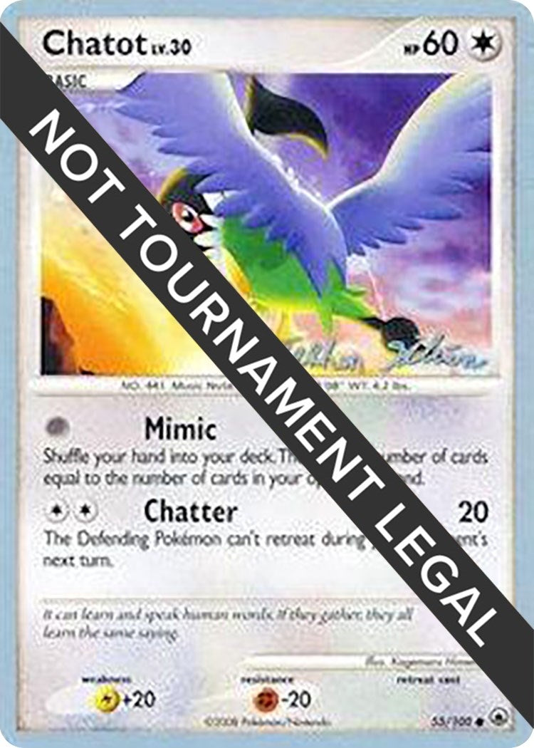 Image for Chatot - 2009 (Stephen Silvestro) (World Championship Decks) (55/100) - Pokemon