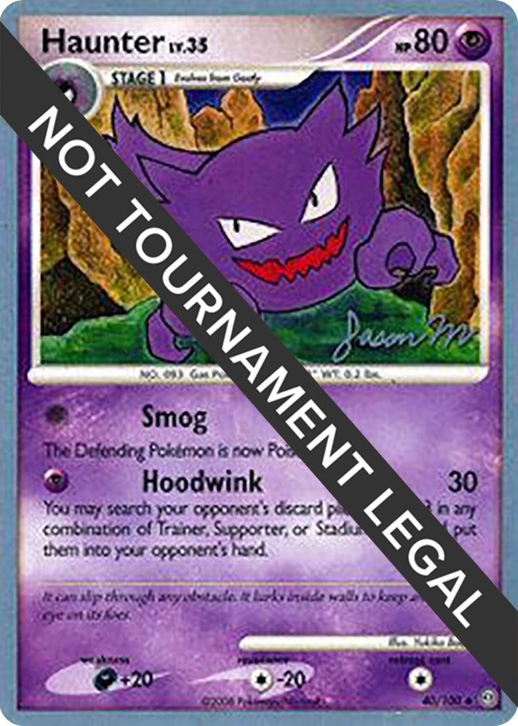 Image for Haunter - 2009 (Jason Martinez) (World Championship Decks) (40/100) - Pokemon
