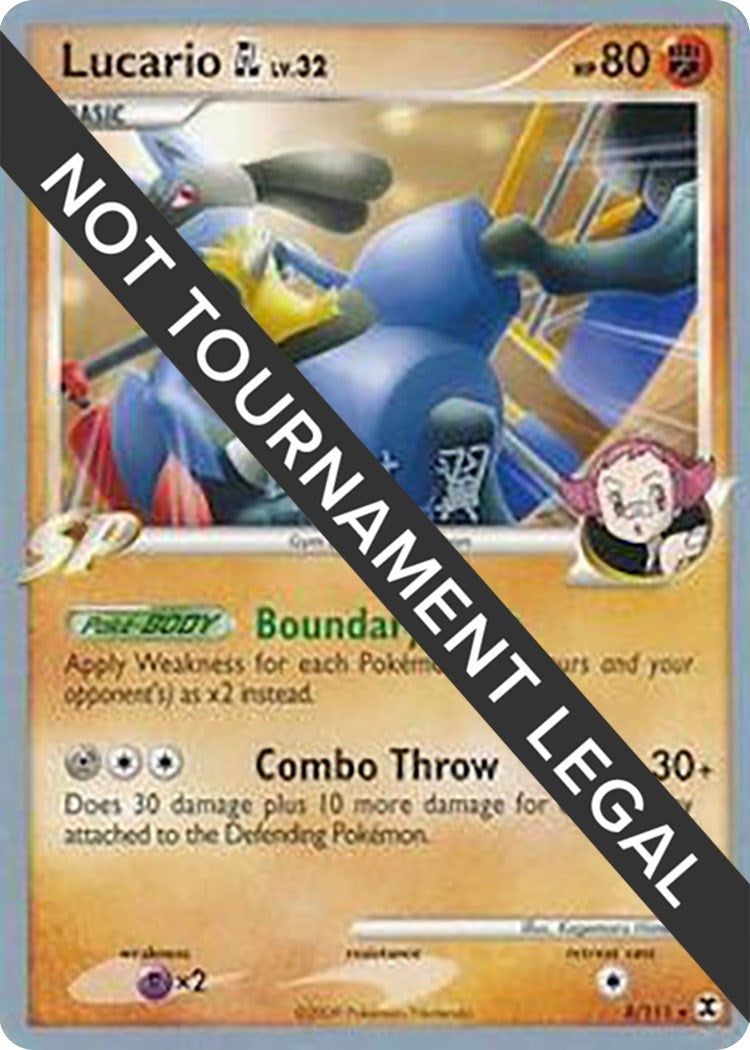 Image for Lucario GL - 2009 (Tsubasa Nakamura) (World Championship Decks) (8/111) - Pokemon