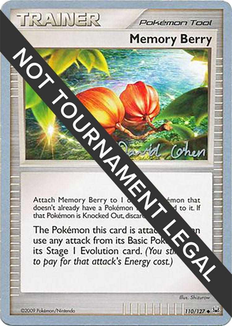 Image for Memory Berry - 2009 (David Cohen) (World Championship Decks) (110/127) - Pokemon