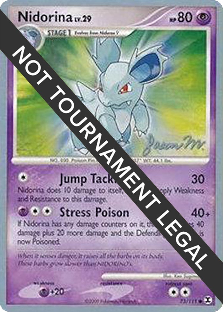 Image for Nidorina - 2009 (Jason Martinez) (World Championship Decks) (73/111) - Pokemon