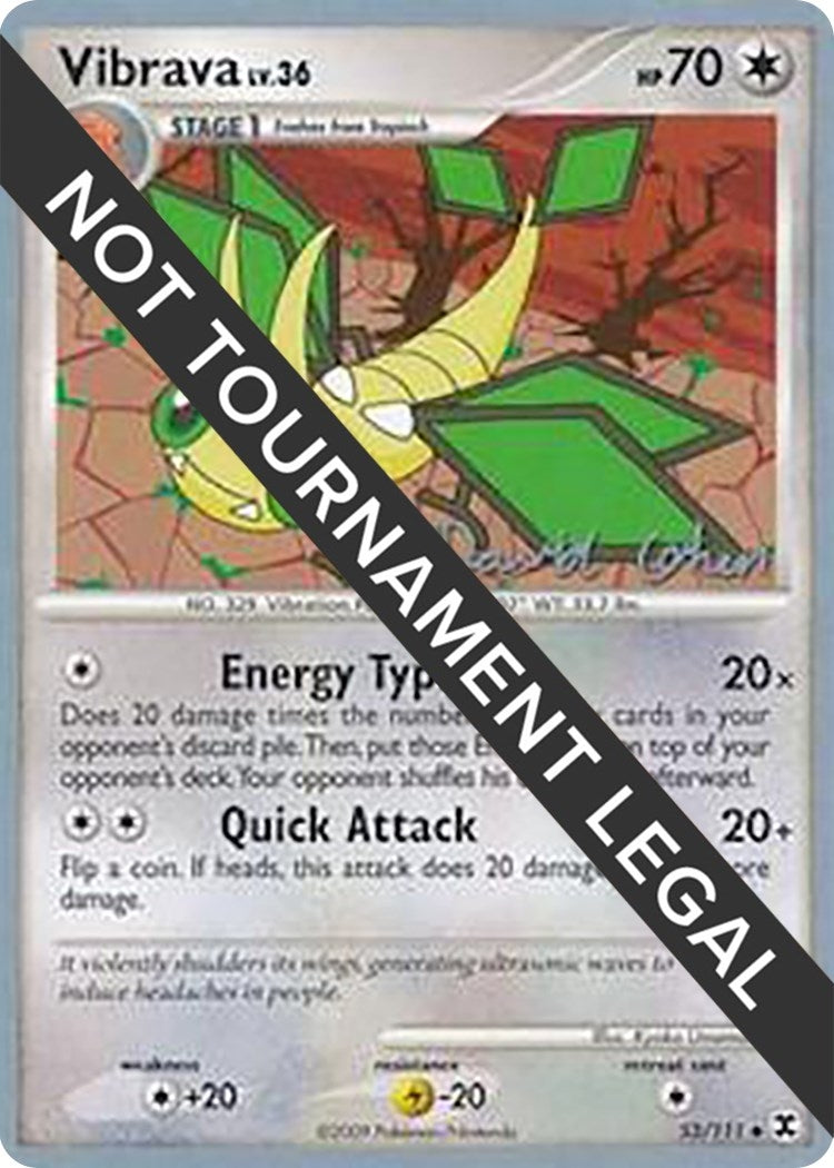Image for Vibrava - 2009 (David Cohen) (World Championship Decks) (53/111) - Pokemon