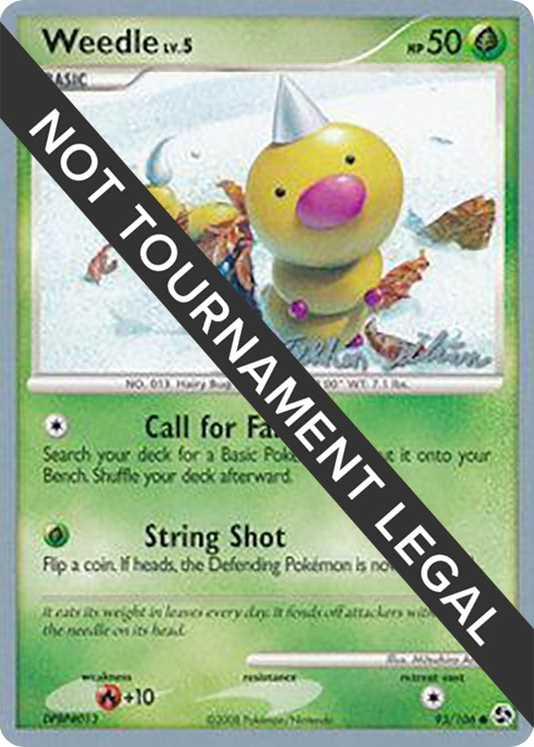 Image for Weedle - 2009 (Stephen Silvestro) (World Championship Decks) (93/106) - Pokemon