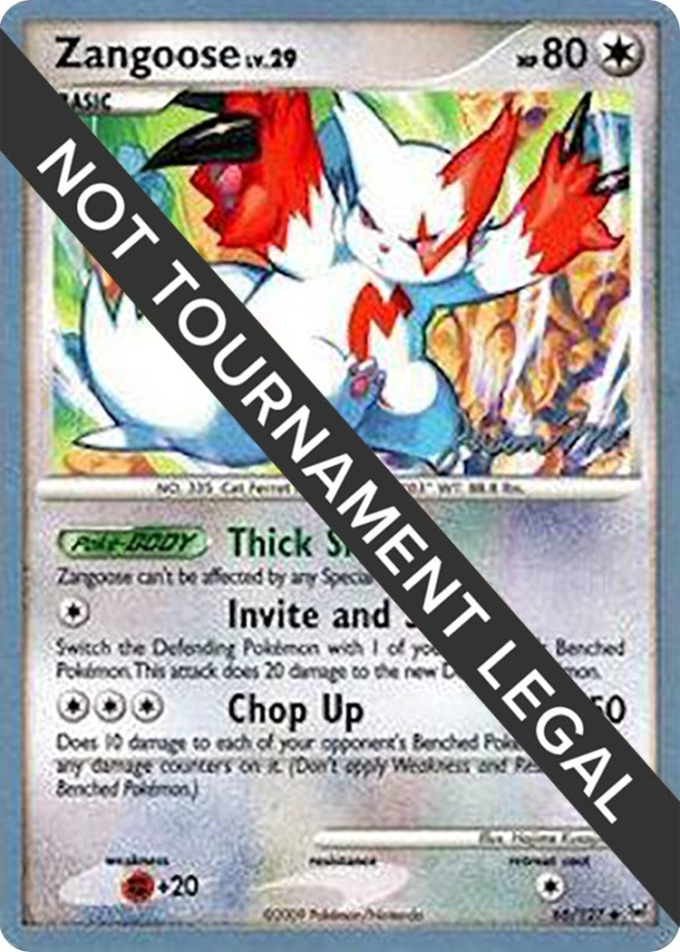 Image for Zangoose - 2009 (Jason Martinez) (World Championship Decks) (66/127) - Pokemon