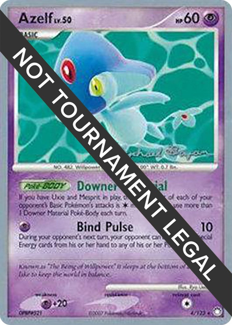 Image for Azelf (4) - 2010 (Mychael Bryan) (World Championship Decks) (4/123) - Pokemon