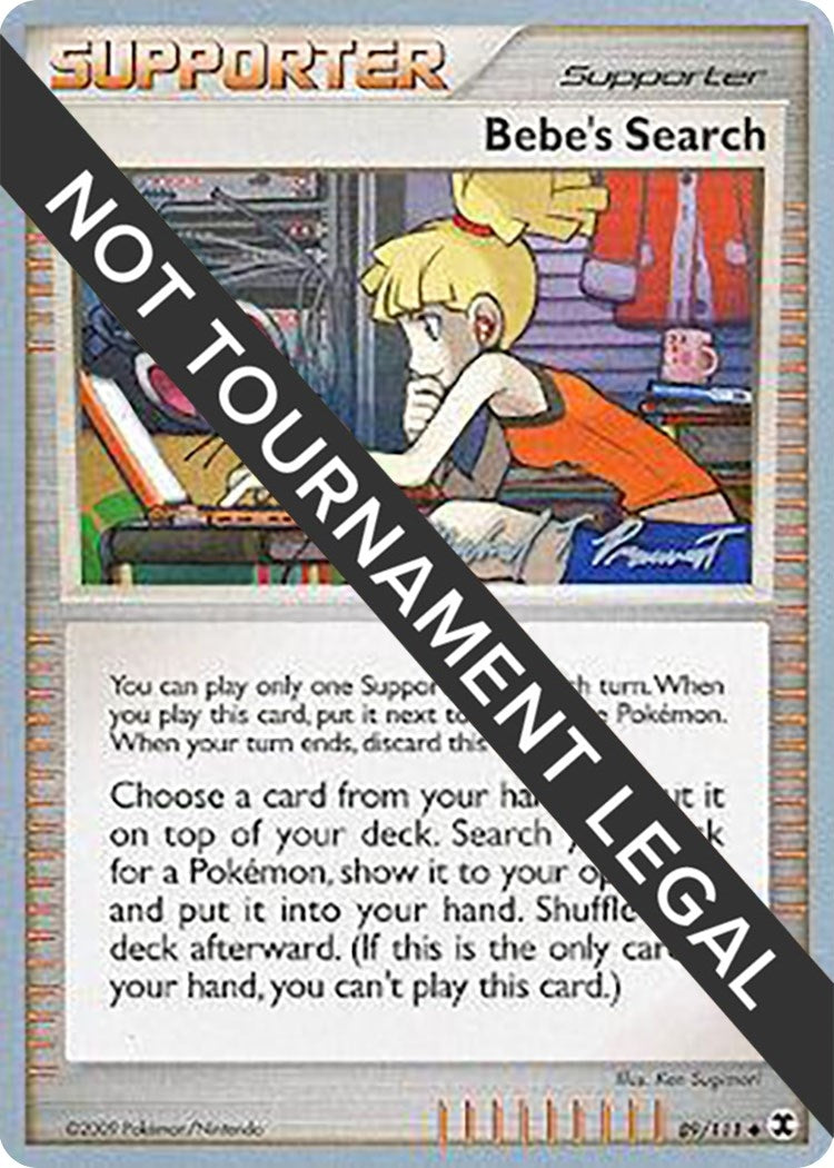 Image for Bebe's Search - 2010 (Michael Pramawat) (World Championship Decks) (89/111) - Pokemon