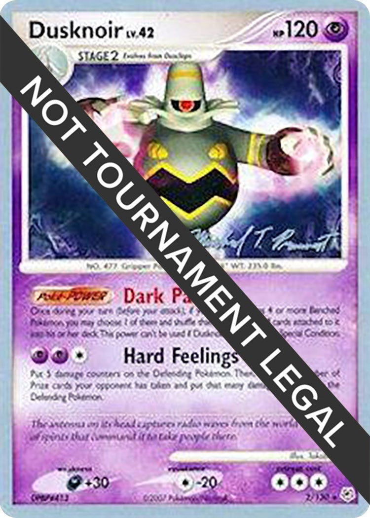 Image for Dusknoir - 2010 (Michael Pramawat) (World Championship Decks) (2/130) - Pokemon