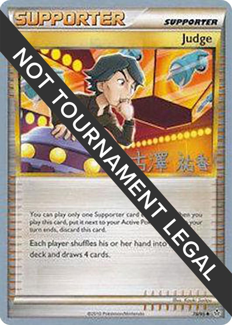 Image for Judge - 2010 (Yuka Furusawa) (World Championship Decks) (78/95) - Pokemon