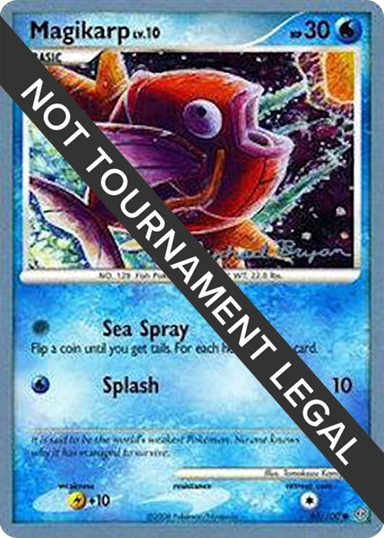 Image for Magikarp - 2010 (Mychael Bryan) (World Championship Decks) (65/100) - Pokemon