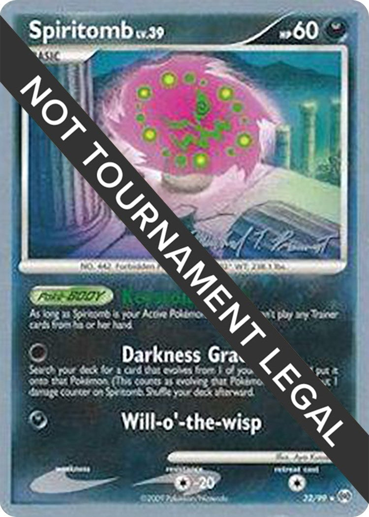Image for Spiritomb - 2010 (Michael Pramawat) (World Championship Decks) (32/99) - Pokemon