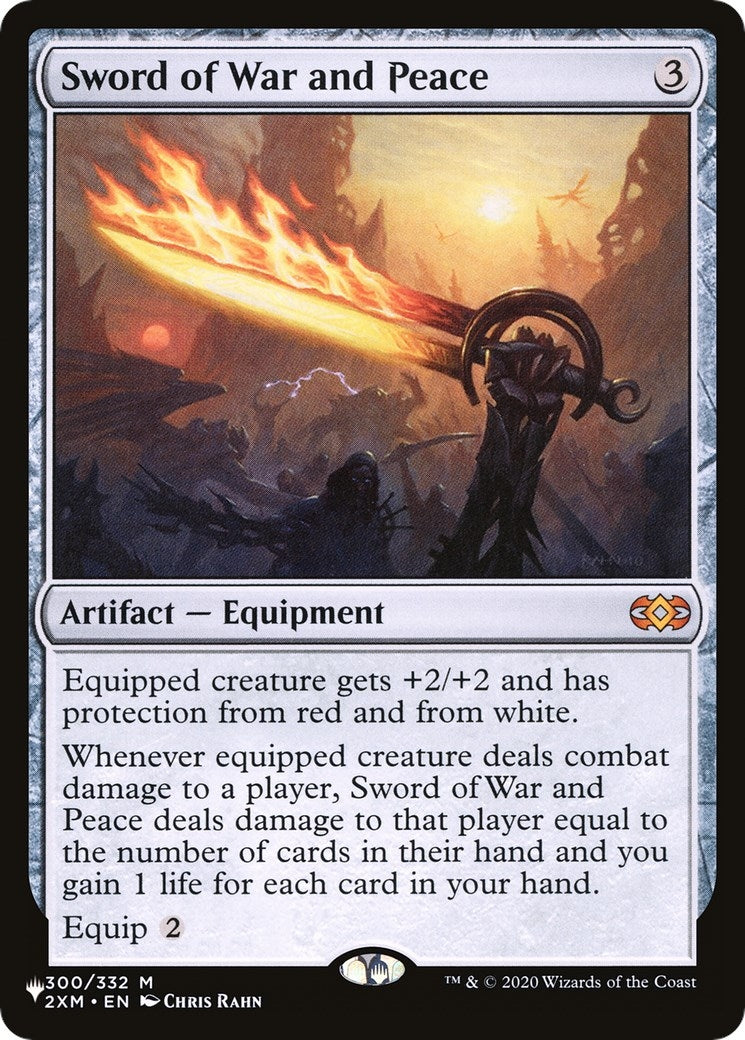 Image for Sword of War and Peace (The List Reprints) (300/332) - Magic: The Gathering