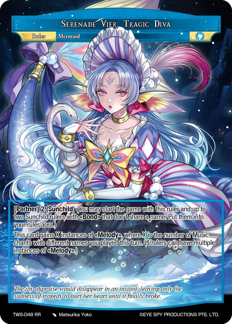 Image for Serenade Vier, Tragic Diva (The War of the Suns) (TWS-048 RR) - Force of Will