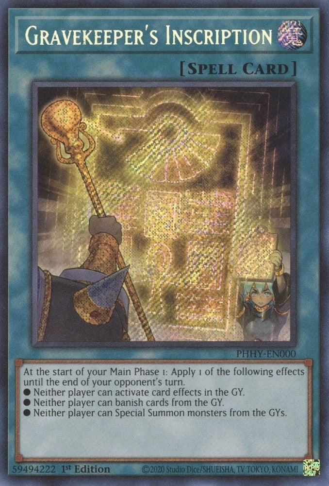 Image for Gravekeeper's Inscription (Photon Hypernova) (PHHY-EN000) - YuGiOh