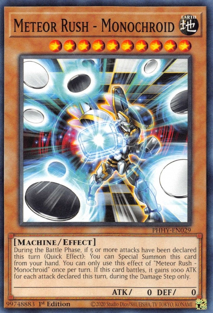 Image for Meteor Rush - Monochroid (Photon Hypernova) (PHHY-EN029) - YuGiOh