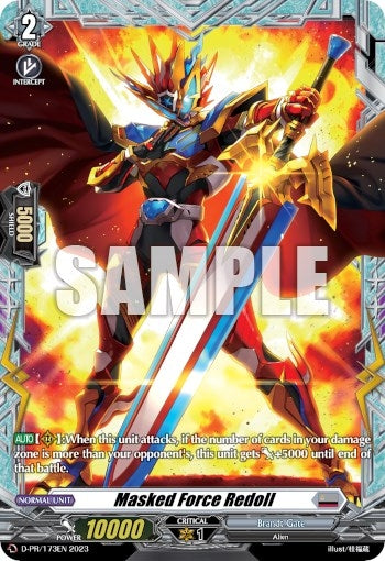 Image for Masked Force Redoll (Frame Rare) (D Promo Cards) (D-PR/173EN) - Cardfight Vanguard