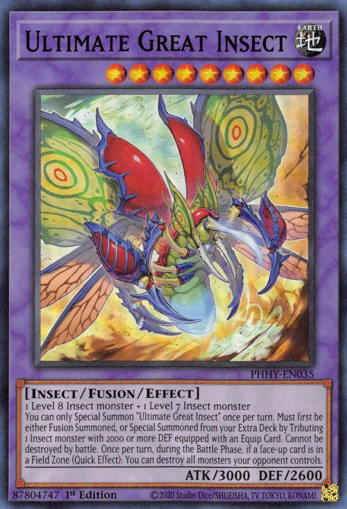 Image for Ultimate Great Insect (Photon Hypernova) (PHHY-EN035) - YuGiOh