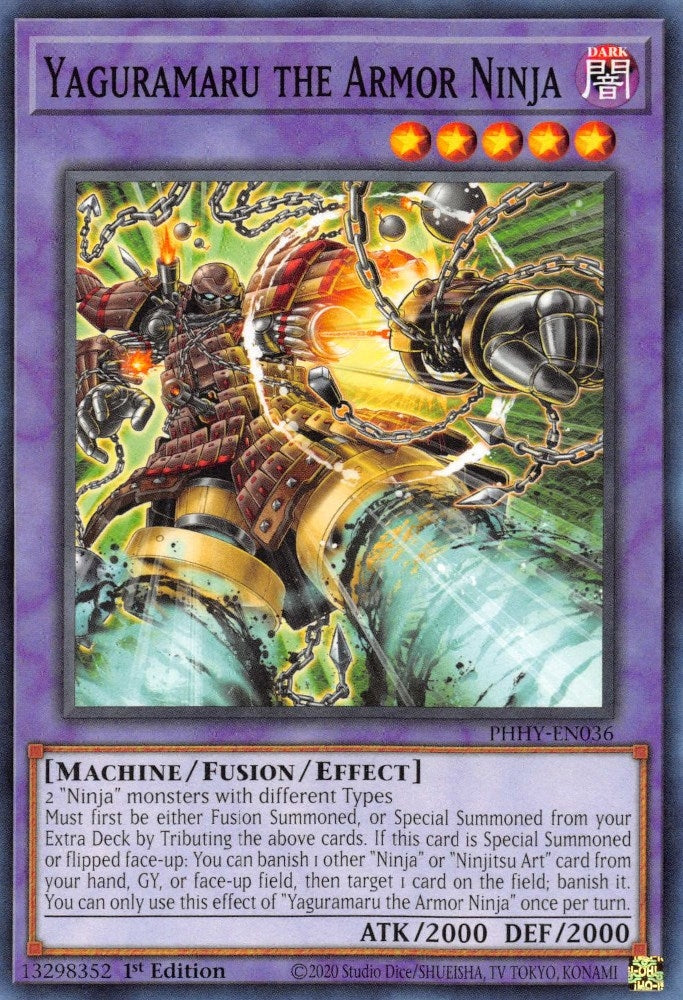 Image for Yaguramaru the Armor Ninja (Photon Hypernova) (PHHY-EN036) - YuGiOh