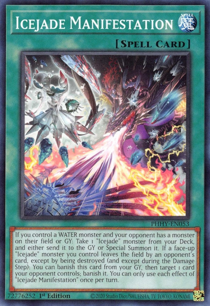 Image for Icejade Manifestation (Photon Hypernova) (PHHY-EN053) - YuGiOh