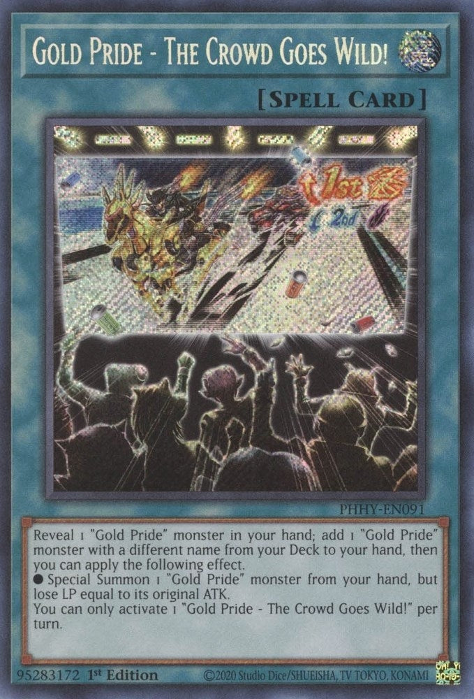 Image for Gold Pride - The Crowd Goes Wild! (Photon Hypernova) (PHHY-EN091) - YuGiOh