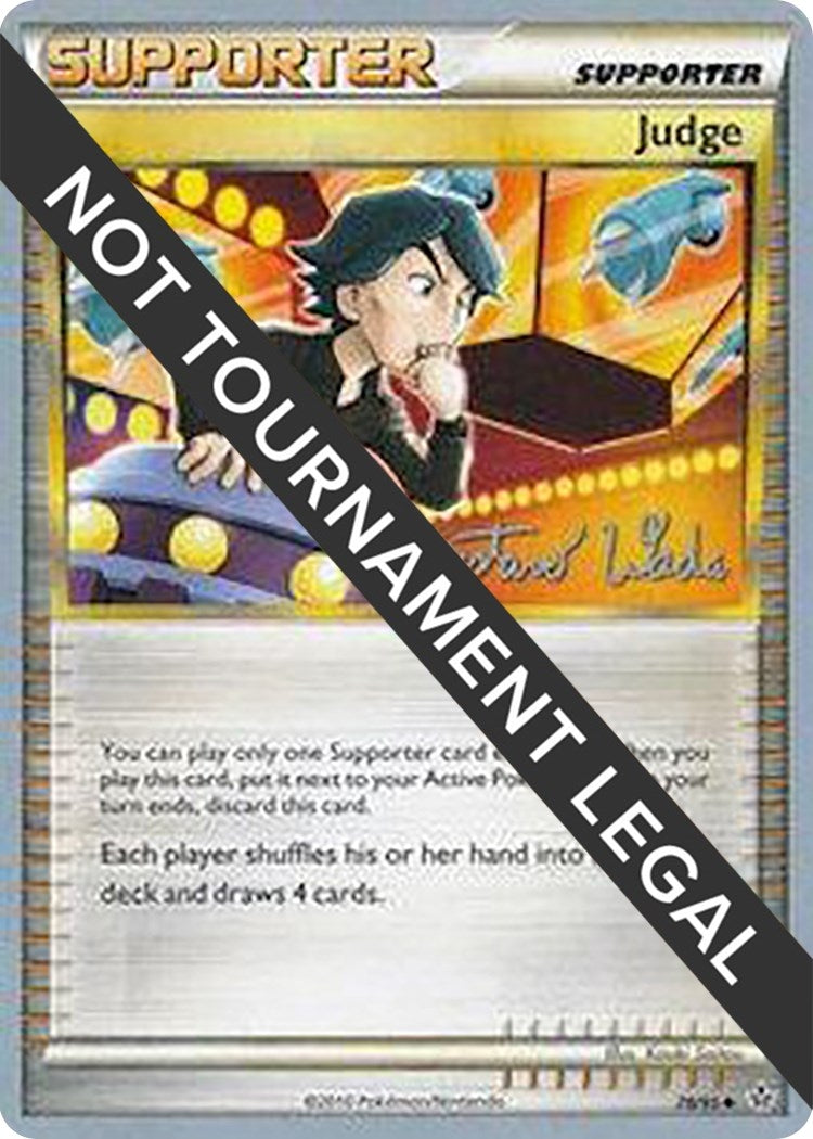 Image for Judge - 2011 (Gustavo Wada) (World Championship Decks) (78/95) - Pokemon