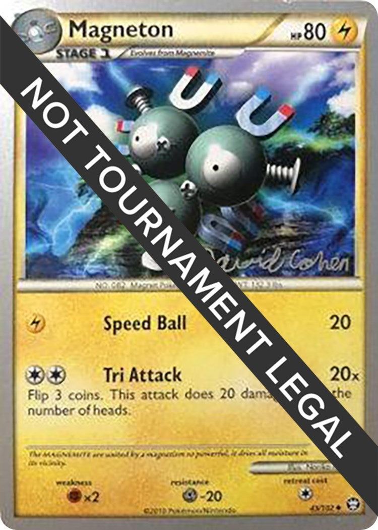 Image for Magneton - 2011 (David Cohen) (World Championship Decks) (43/102) - Pokemon