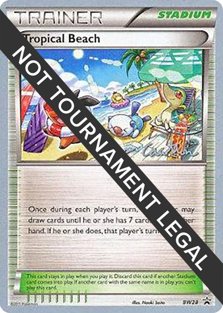 Image for Tropical Beach - 2011 (Ross Cawthon) (World Championship Decks) (BW28) - Pokemon