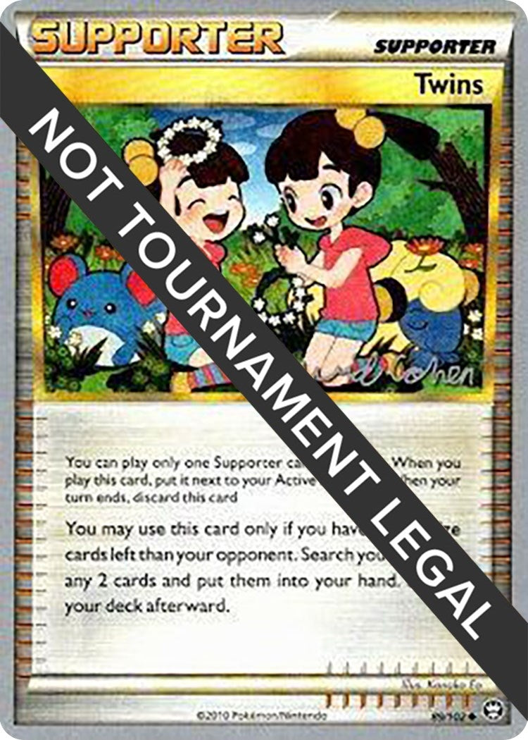 Image for Twins - 2011 (David Cohen) (World Championship Decks) (89/102) - Pokemon