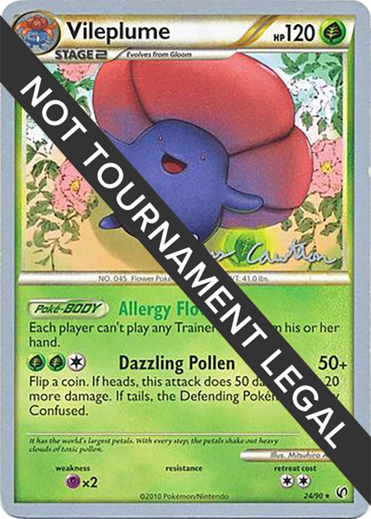 Image for Vileplume - 2011 (Ross Cawthon) (World Championship Decks) (24/90) - Pokemon