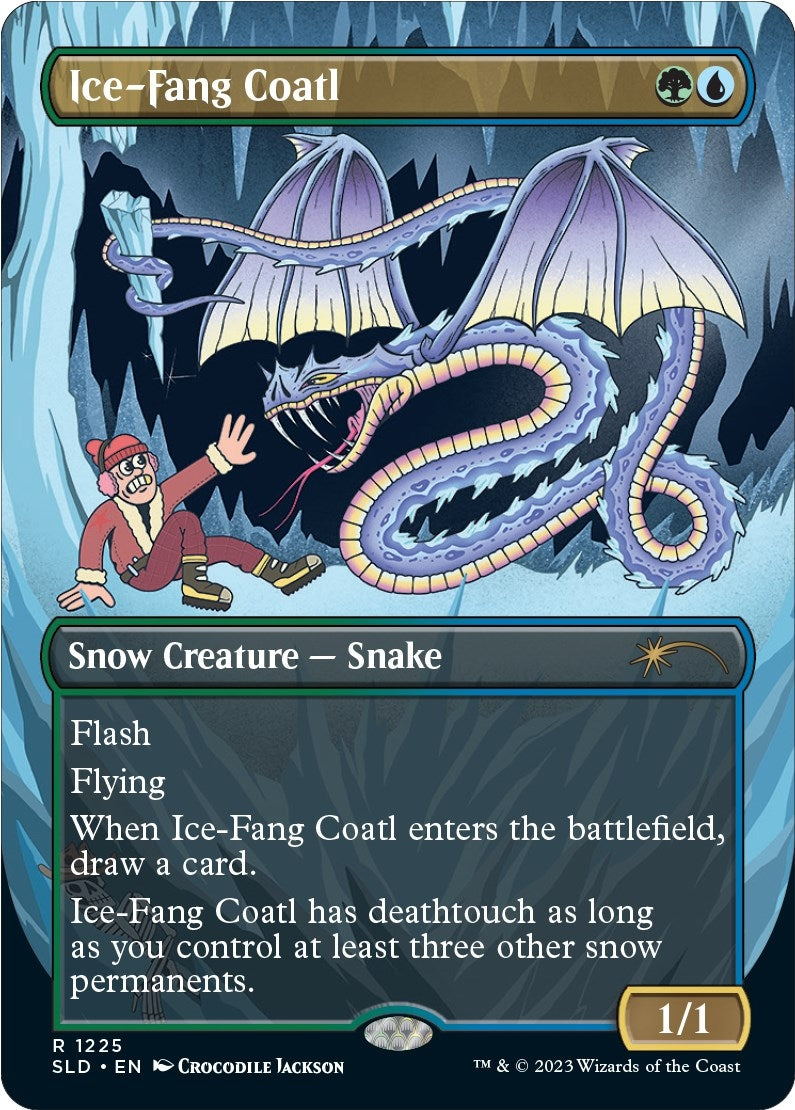 Image for Ice-Fang Coatl (Secret Lair Drop Series) (1225) - Magic: The Gathering