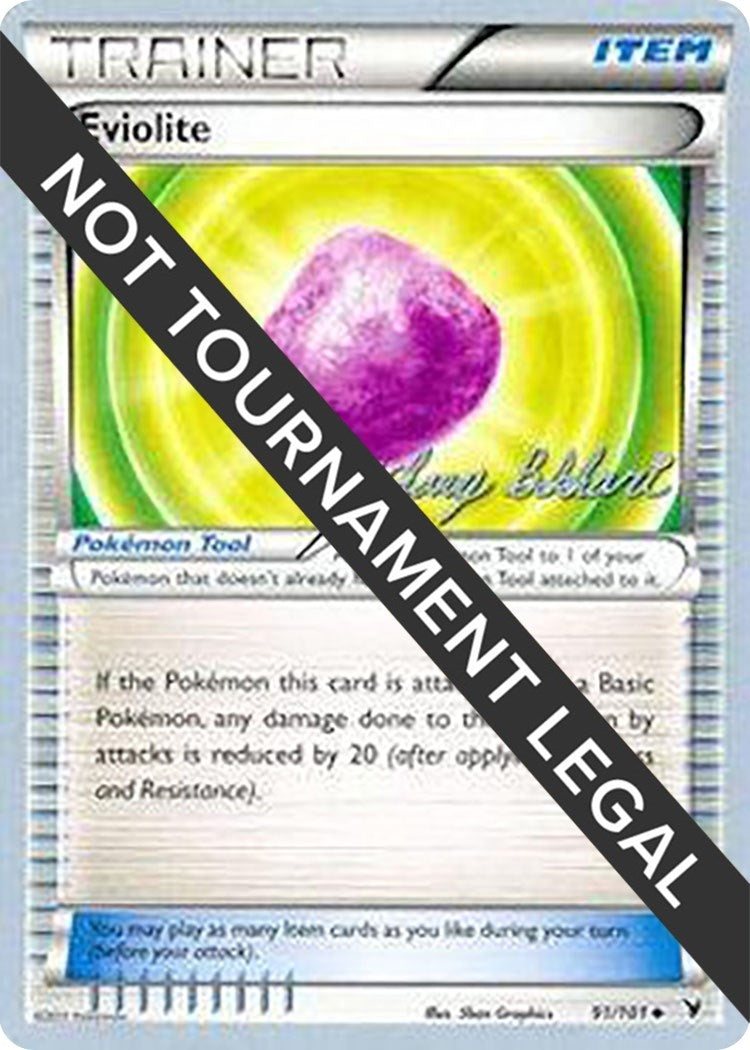 Image for Eviolite - 2012 (Zachary Bokhari) (World Championship Decks) (91/101) - Pokemon