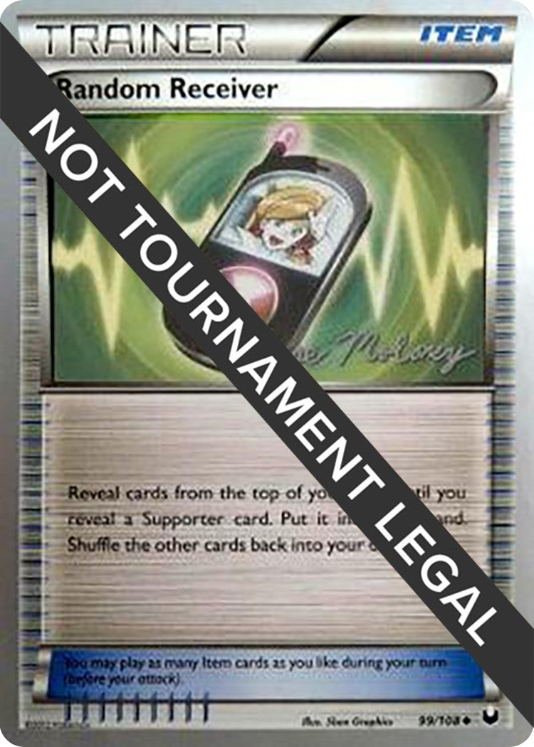 Image for Random Receiver - 2012 (Chase Moloney) (World Championship Decks) (99/108) - Pokemon