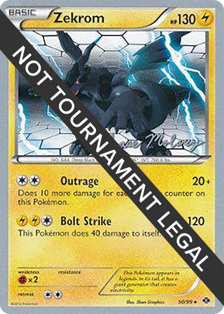 Image for Zekrom - 2012 (Chase Moloney) (World Championship Decks) (50/99) - Pokemon