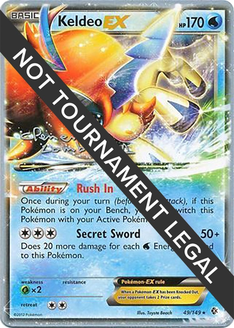 Image for Keldeo EX - 2013 (Clement Lamberton) (World Championship Decks) (49/149) - Pokemon