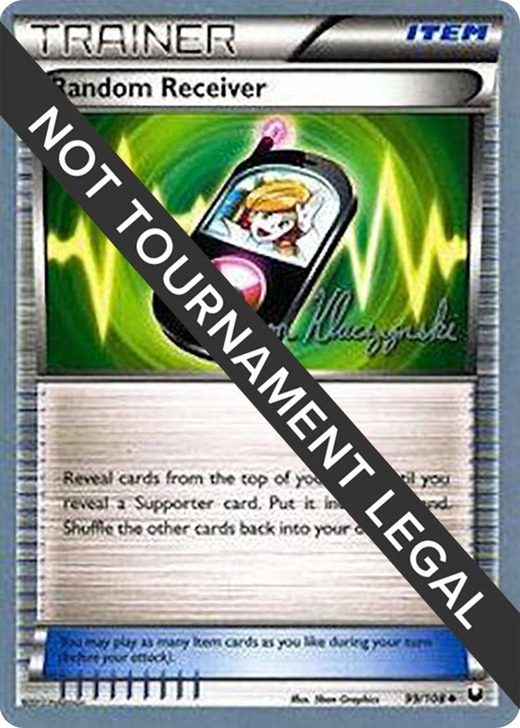 Image for Random Receiver - 2013 (Jason Klaczynski) (World Championship Decks) (99/108) - Pokemon
